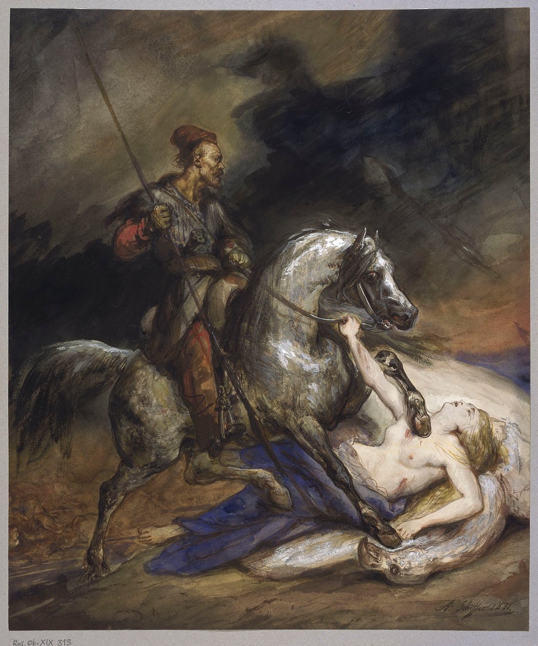 Polska autorstwa Ary Scheffer