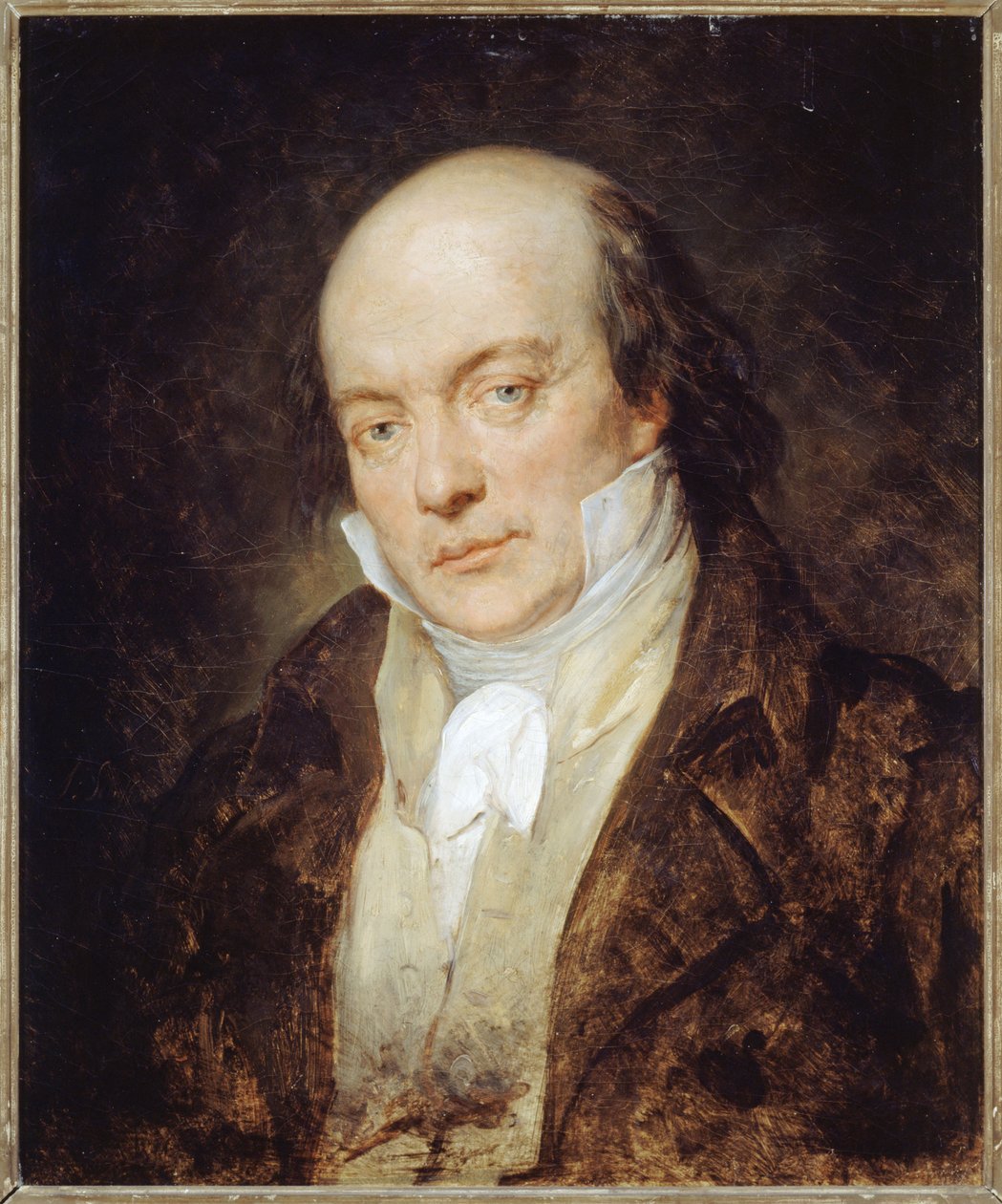 Portret Pierre-Jeana Bérangera (1780-1857), poety i pieśniarza. autorstwa Ary Scheffer
