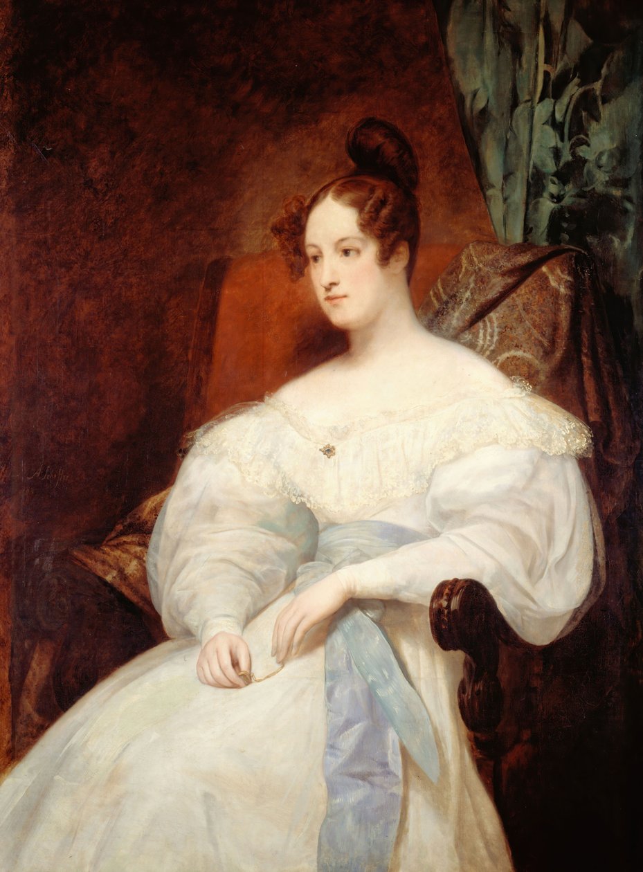 Portret księżniczki Louise Orleanu 1812-1850, 1833. autorstwa Ary Scheffer