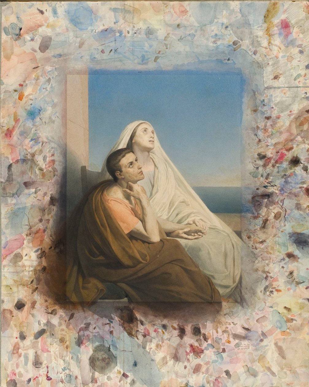 Św. Augustyn i św. Monika autorstwa Ary Scheffer