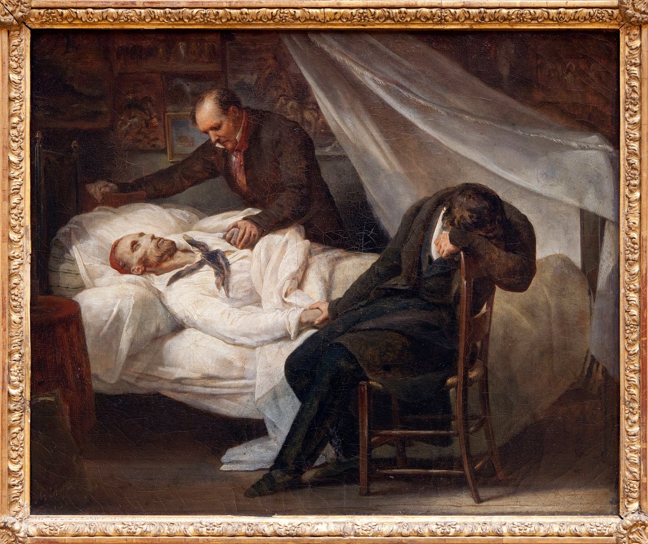 Śmierć Gericaulta autorstwa Ary Scheffer