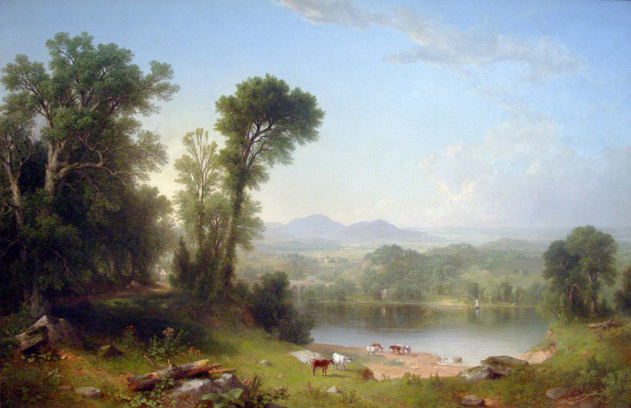 Krajobraz duszpasterski autorstwa Asher Brown Durand