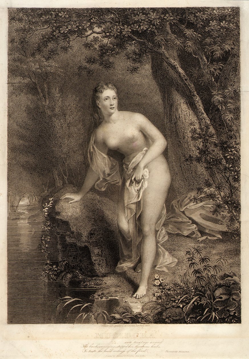 Musidora autorstwa Asher B. Durand