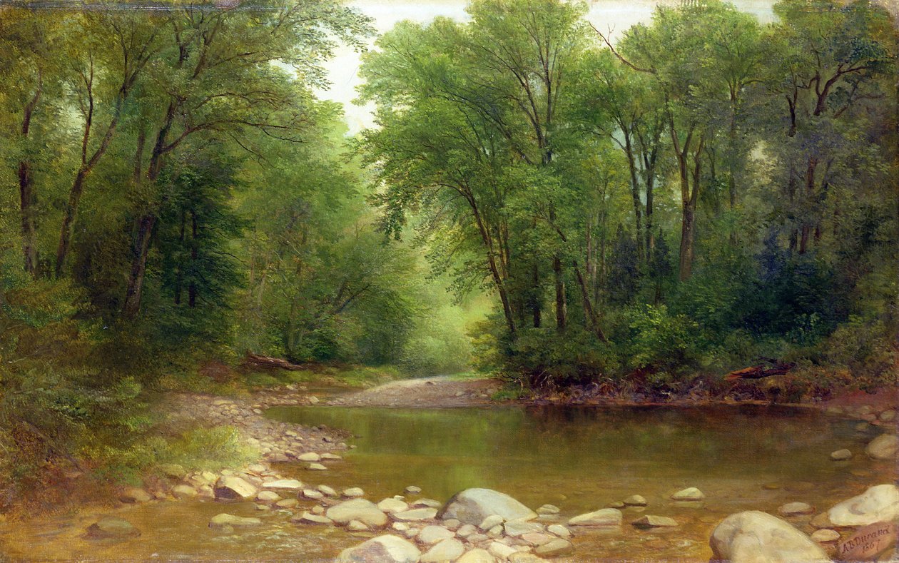 Strumień Catskill, 1867 autorstwa Asher Brown Durand