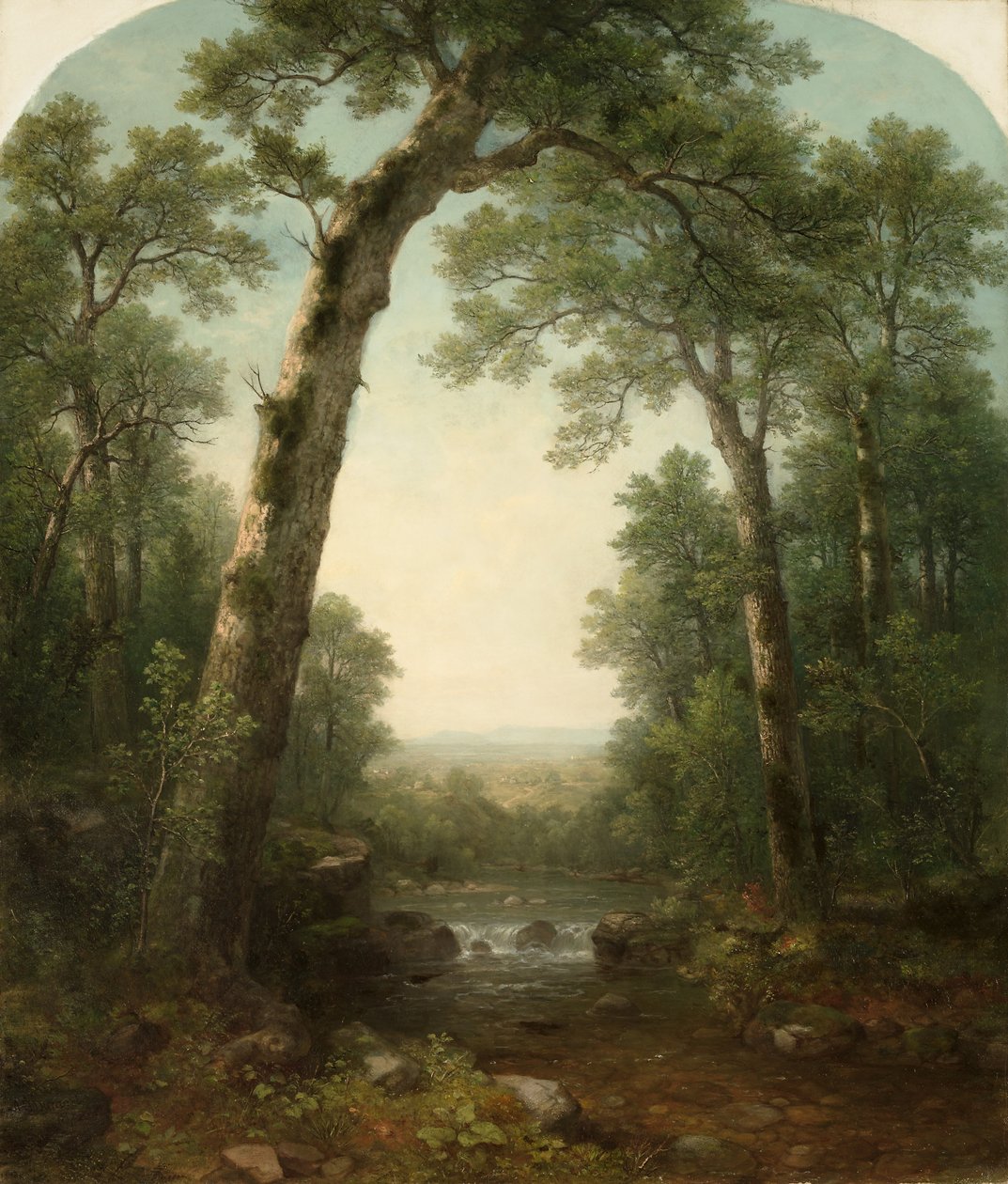 Leśny strumień z Vista, 1872. autorstwa Asher Brown Durand