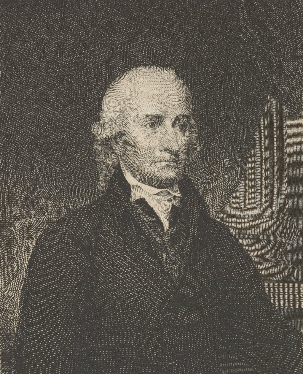Hugh Williamson, MD, LLD 1735-1819, 1821. autorstwa Asher Brown Durand