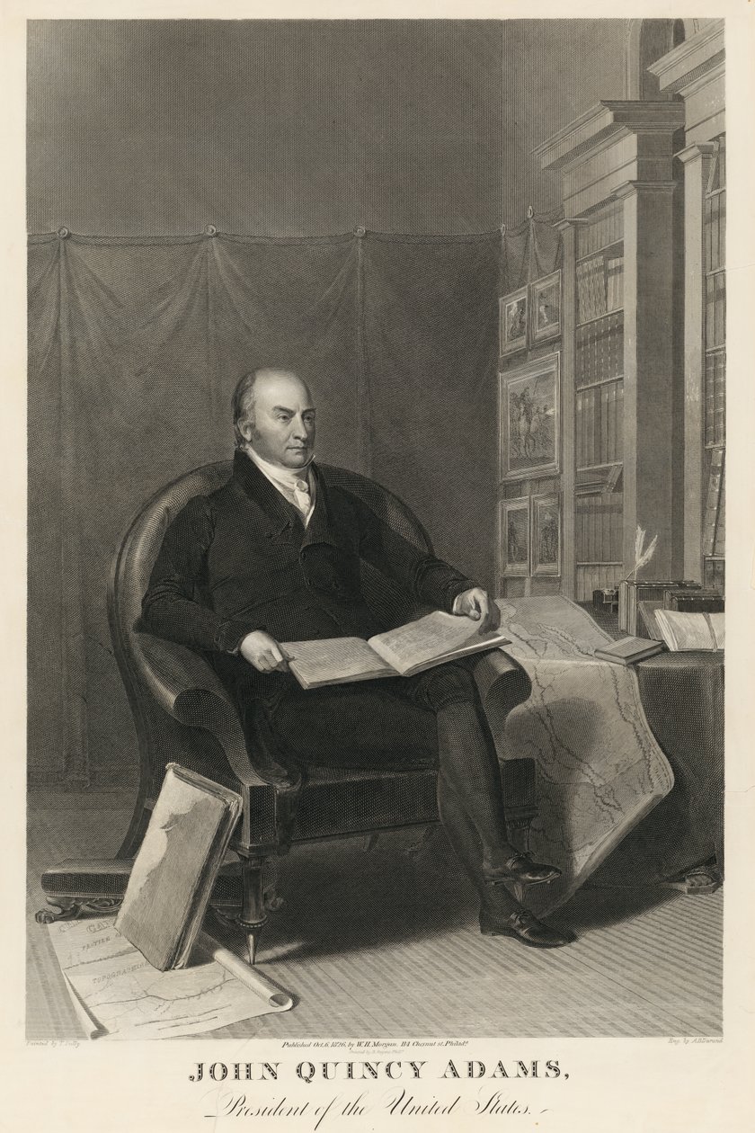 John Quincy Adams autorstwa Asher Brown Durand