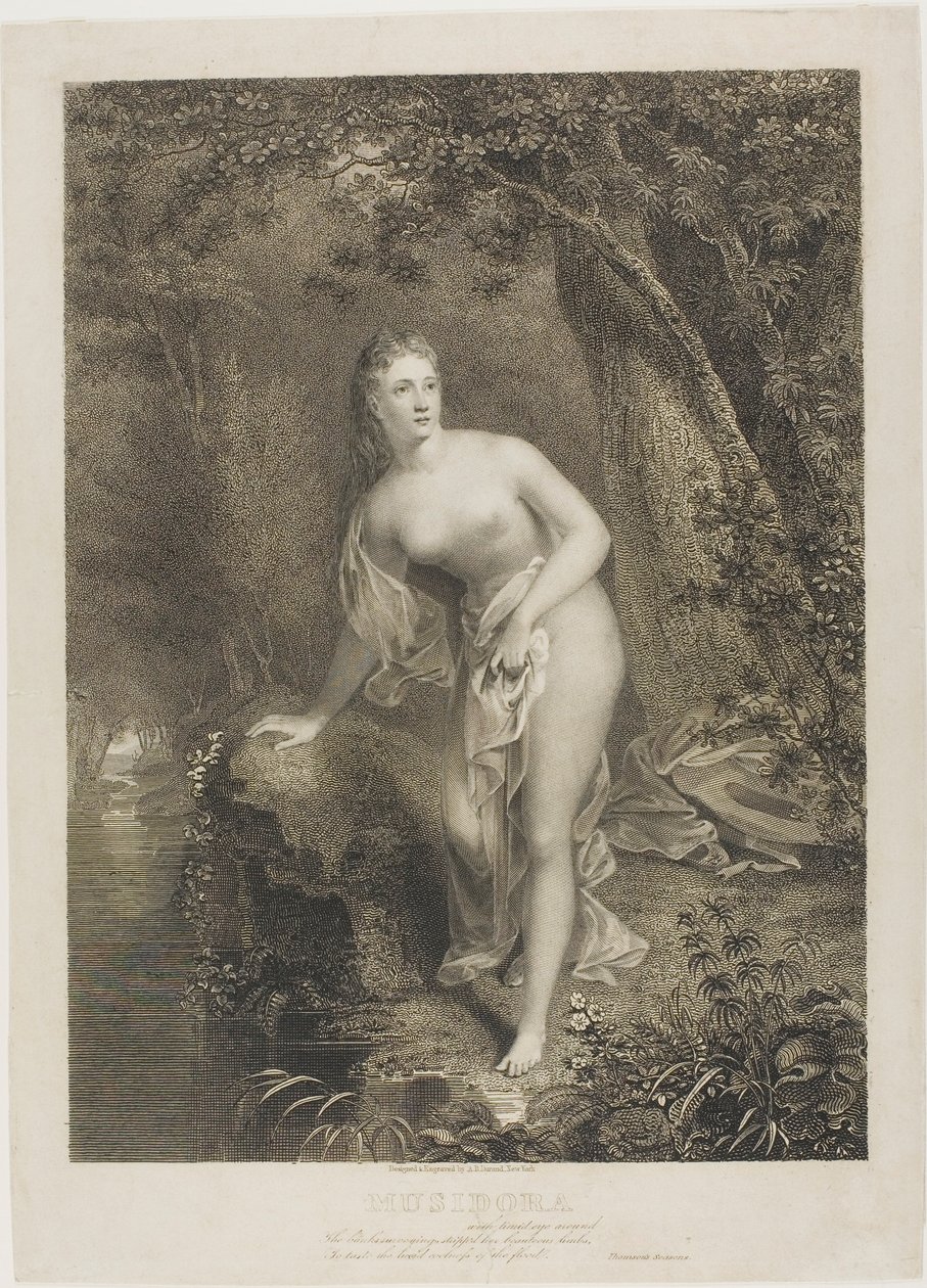 Musidora autorstwa Asher Brown Durand