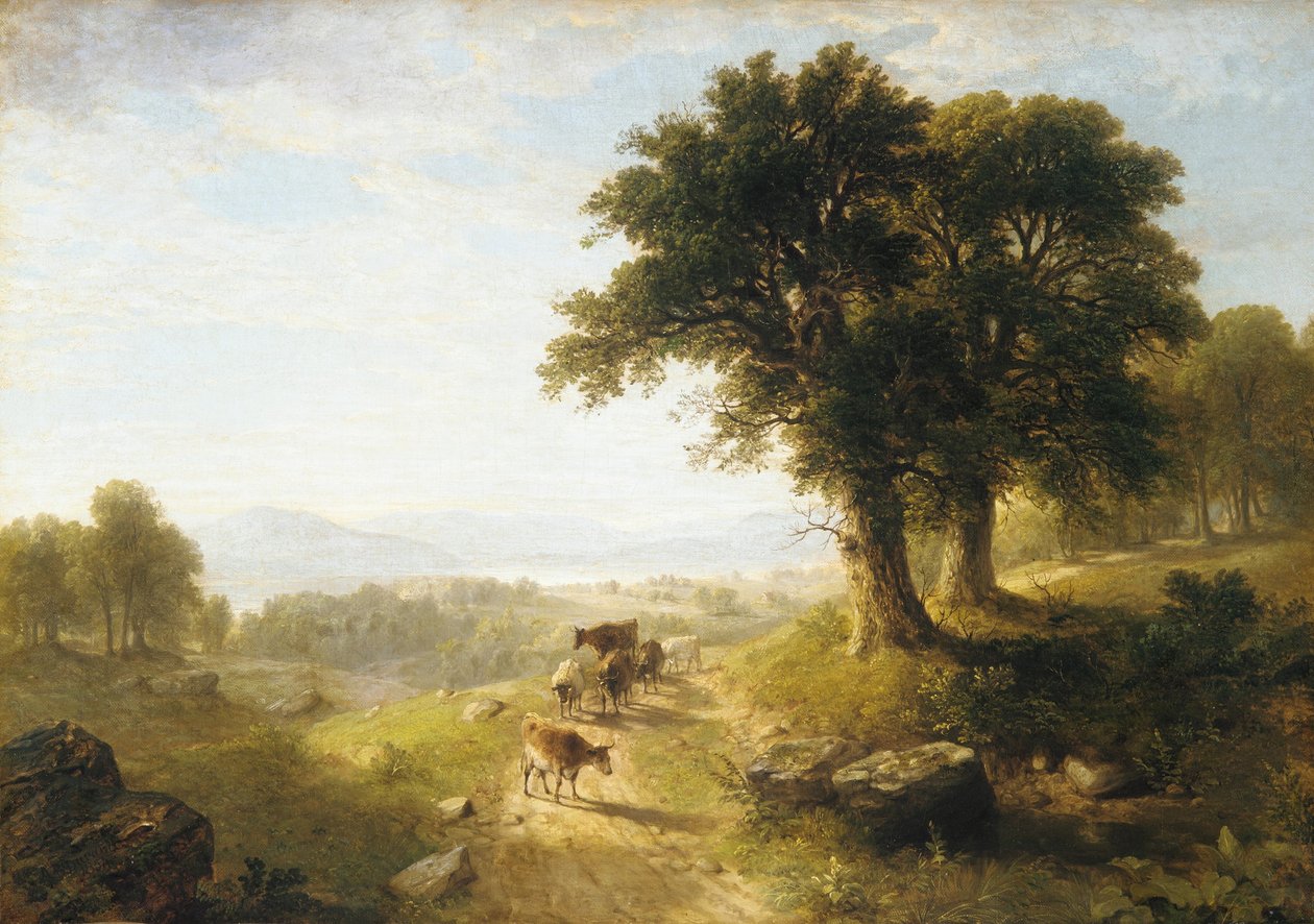 Scena rzeki autorstwa Asher Brown Durand