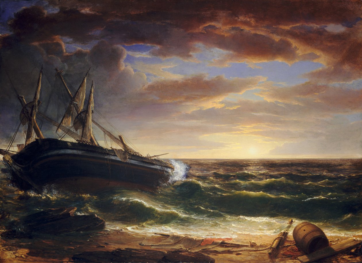 Statek osierocony autorstwa Asher Brown Durand