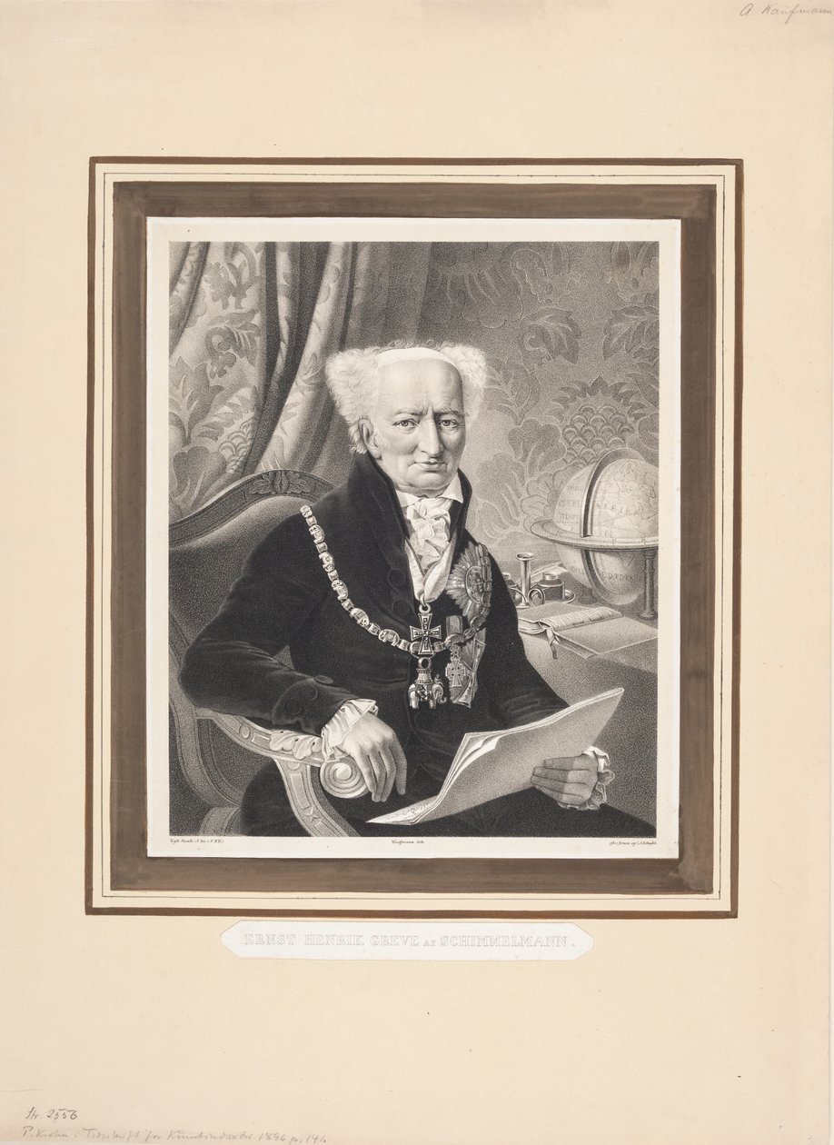 Grev Ernst Heinrich Schimmelman autorstwa Asmus Kaufmann