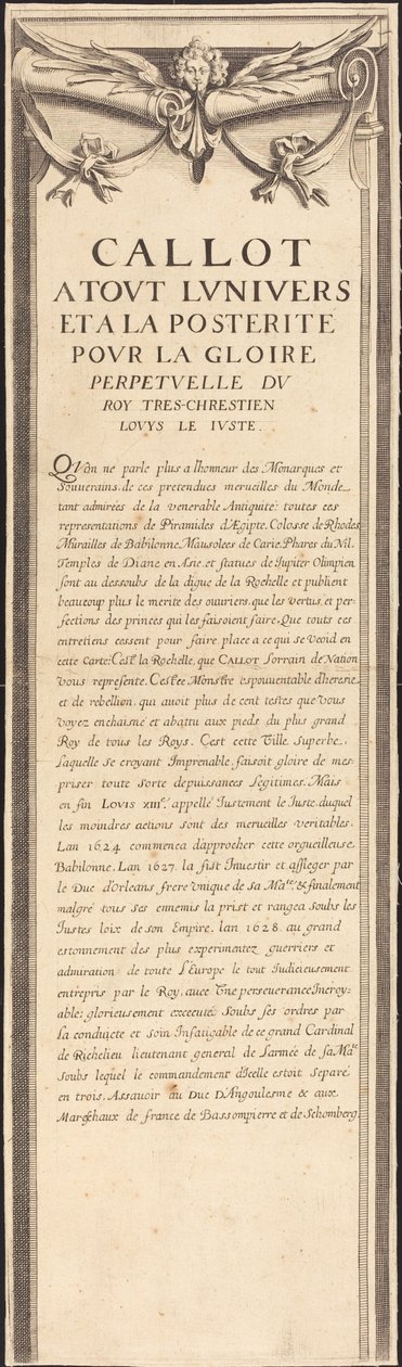 Oblężenie La Rochelle [tablica 4 z 16; zestaw zawiera 1952.8.97-112] autorstwa Assistant of Jacques Callot