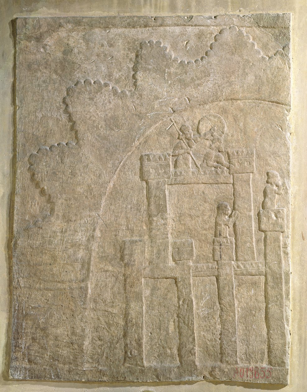 Twierdza w oblężeniu, z Nimrud, Irak autorstwa Assyrian