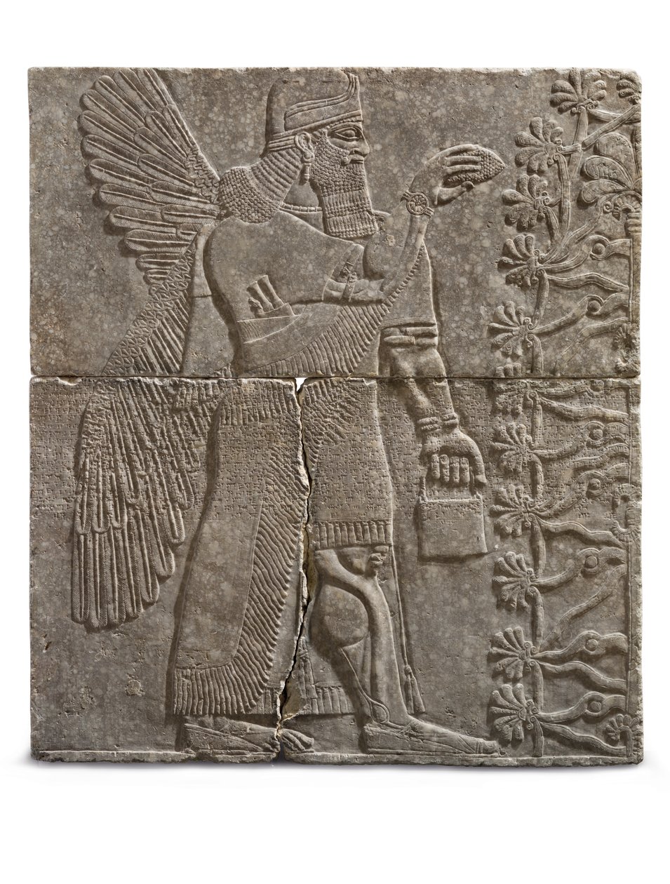 Ulga uskrzydlonego geniusza, panowanie Aszurnasirpal, ok. 883-859 p.n.e. autorstwa Assyrian