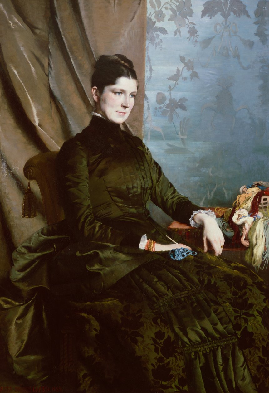 Portret Birgitte Egeberg autorstwa Asta Norregaard