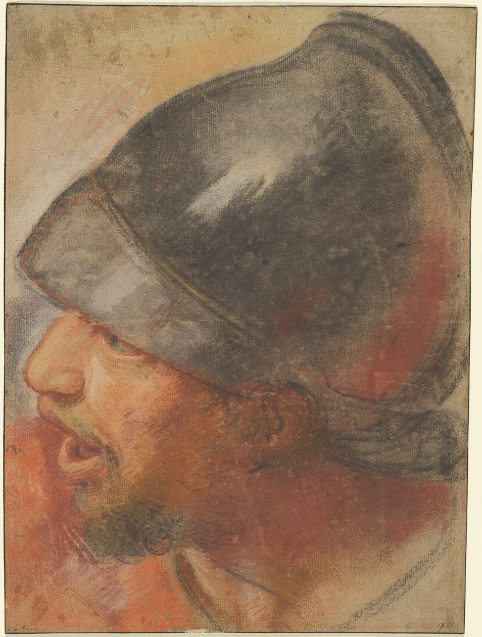 Szef macedońskiego żołnierza autorstwa Atelier Assistant of Charles Le Brun