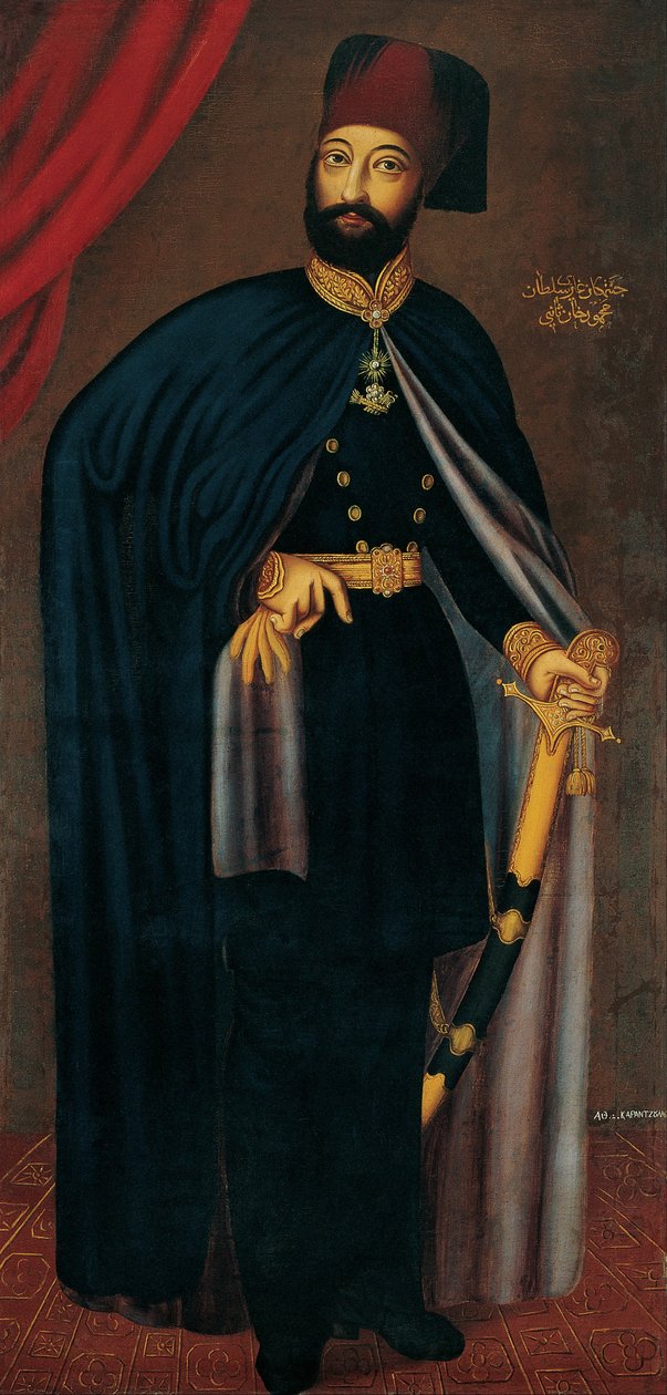 Sułtan Mahmud E autorstwa Athanasios Karantz