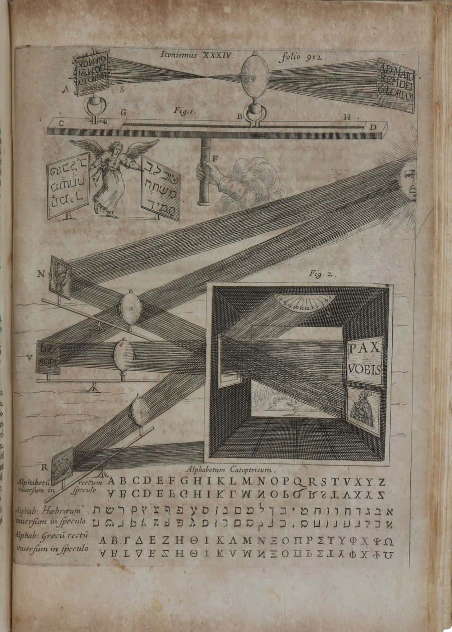 Wielka sztuka światła i cienia, 1646 autorstwa Athanasius Kircher