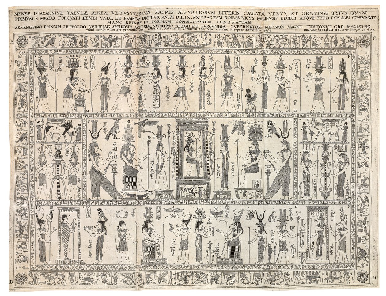 Edyp Egipcjanin autorstwa Athanasius Kircher