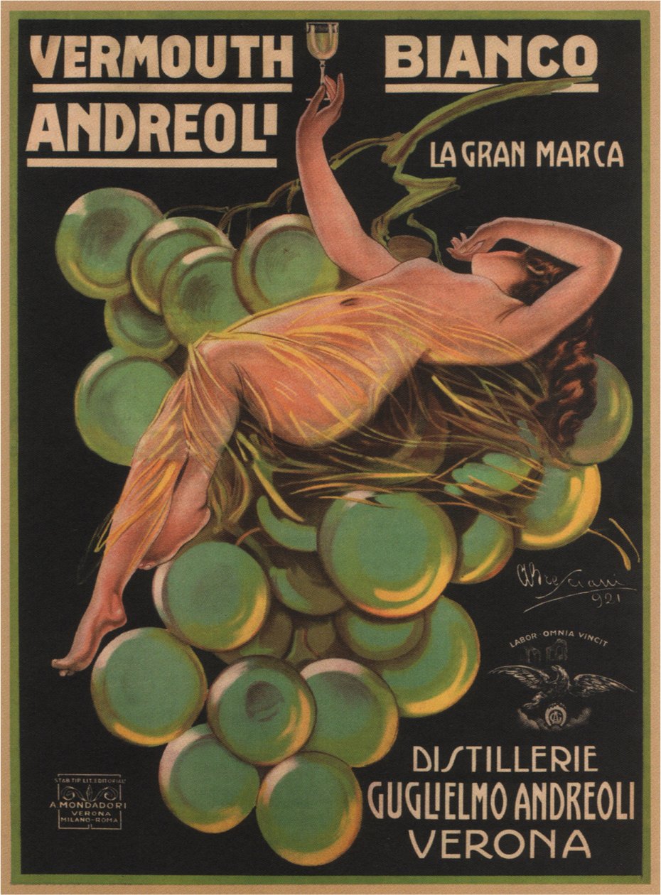 Wermut Bianco Andreoli, 1921 autorstwa Attilio Bresciani