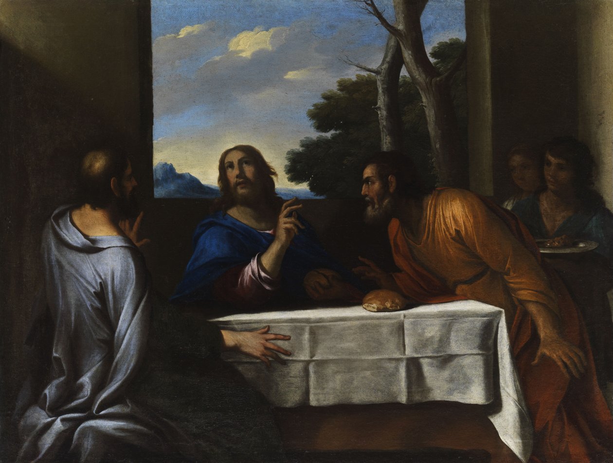 Wieczerza Pańska w Emaus autorstwa Andrea di Leone