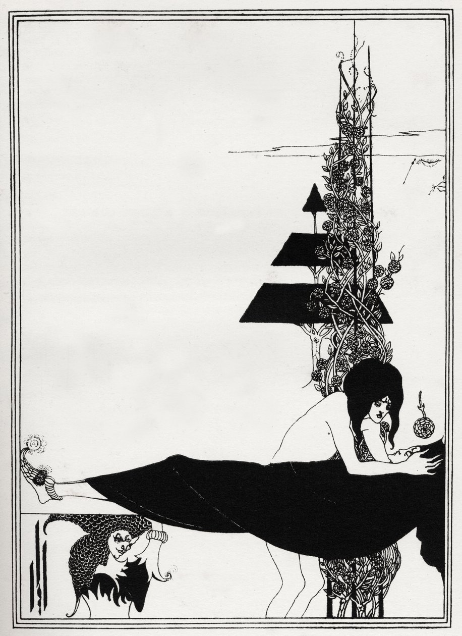 Lament platoński autorstwa Aubrey Beardsley
