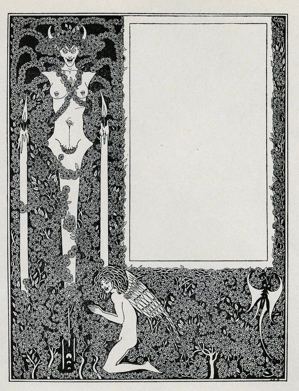 Projekt strony tytułowej „Salome”, 1899 autorstwa Aubrey Beardsley