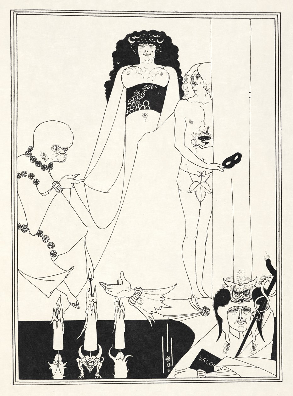 Ilustracja do „Salome” Oscara Wilde