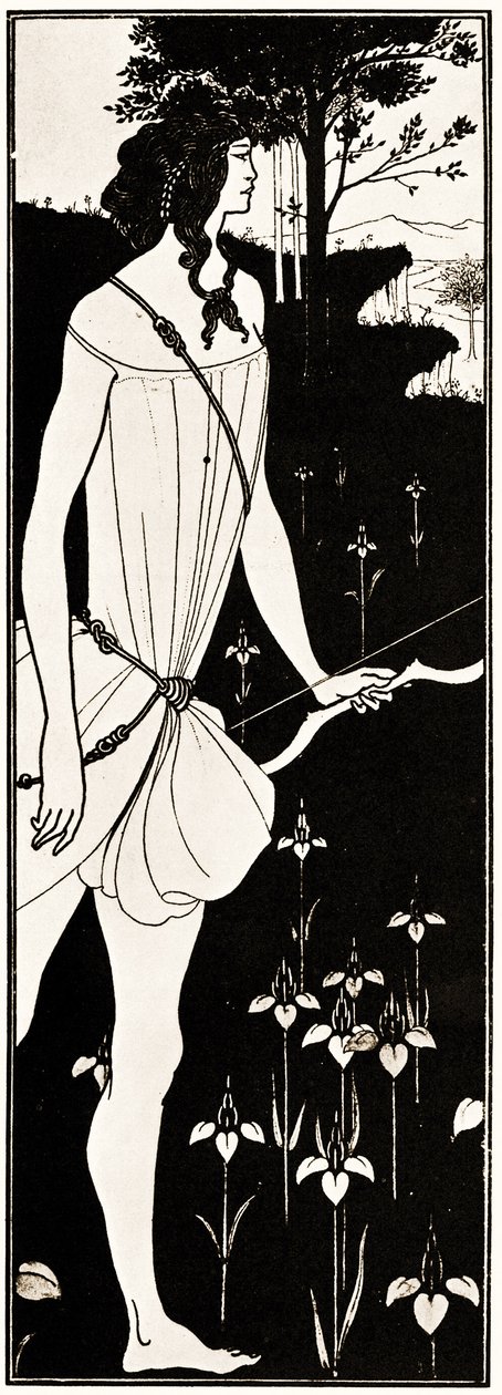 Atalanta w Calydon, 1896 r. autorstwa Aubrey Beardsley