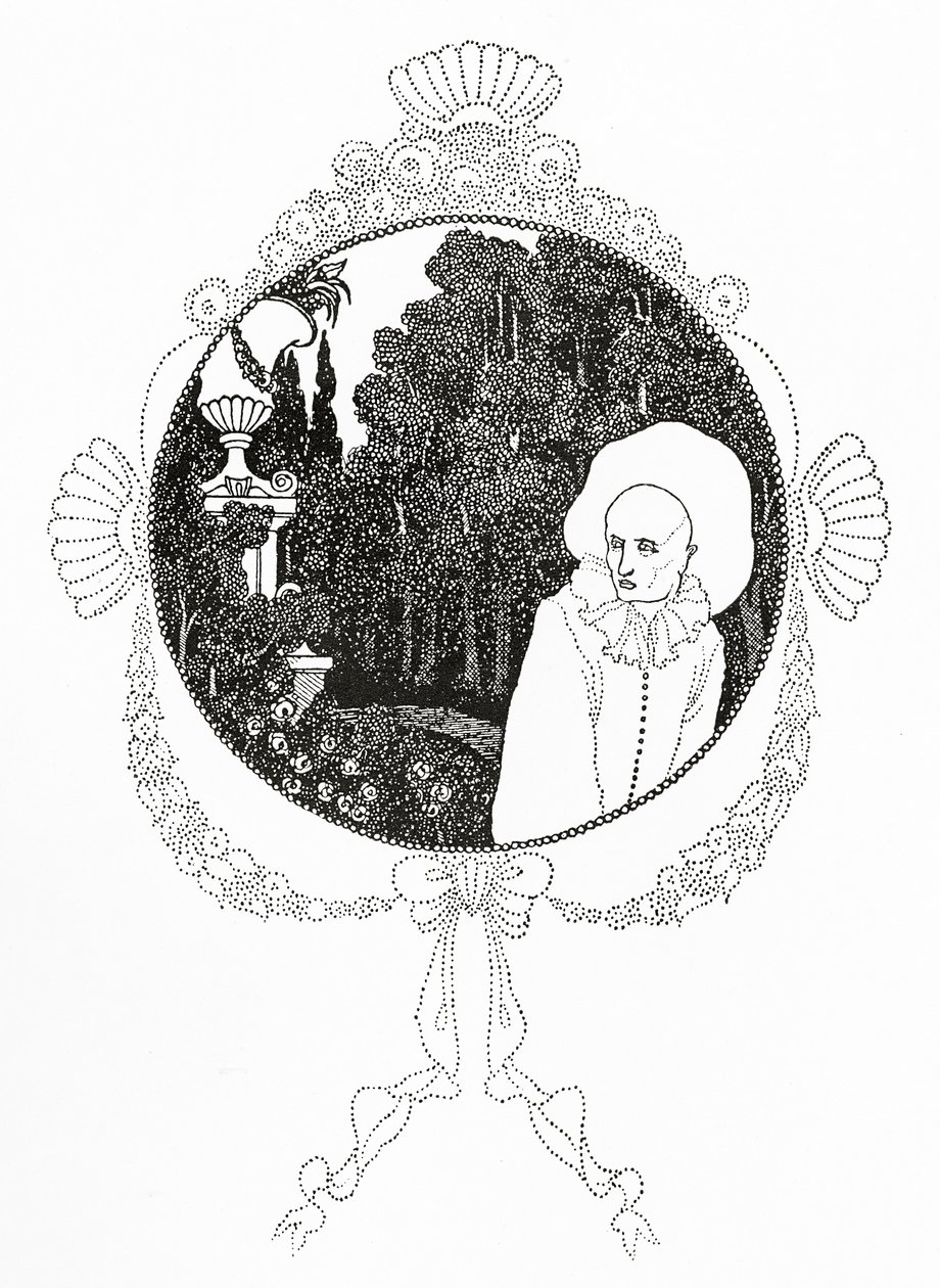 Cul-de-lampe, ilustracja do „Pierrota z minuty” Ernesta Dowsona autorstwa Aubrey Beardsley