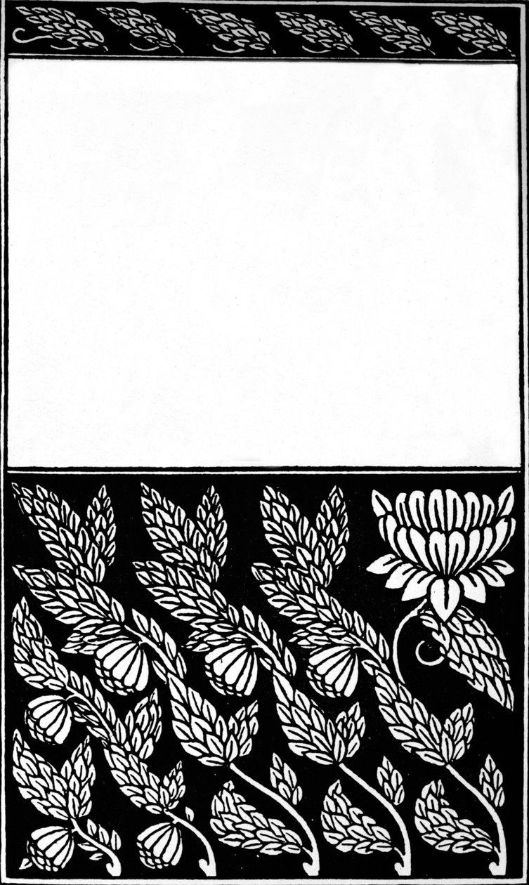 Projekt okładki winy niczyjej, 1914 autorstwa Aubrey Beardsley