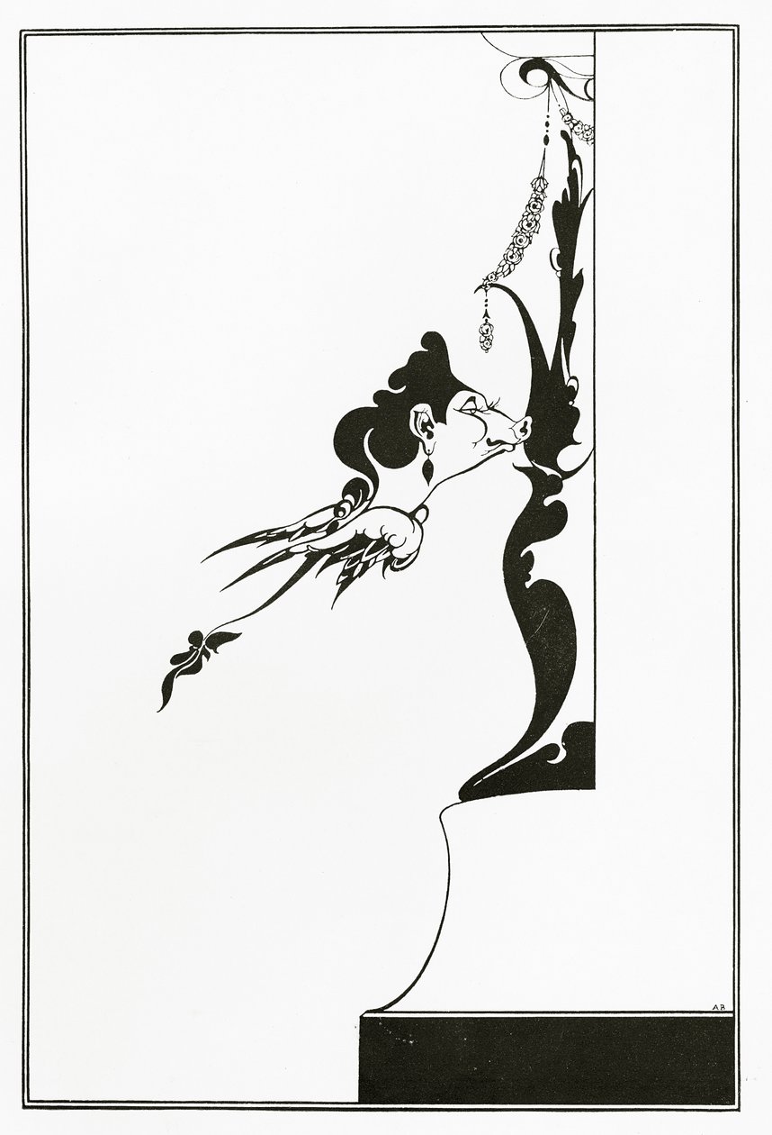 Przednia okładka „Dom grzechu”, 1897 autorstwa Aubrey Beardsley