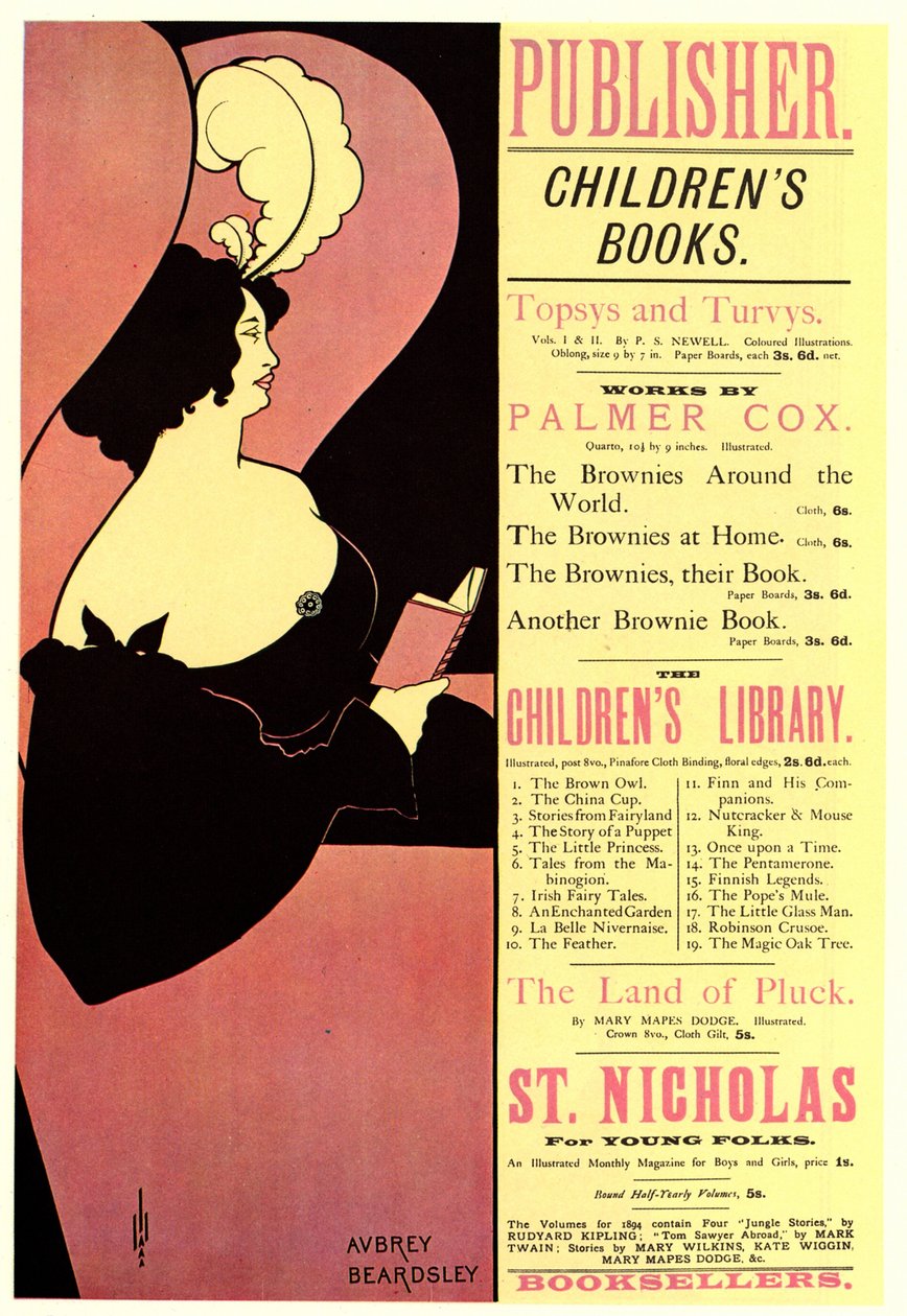 Wydawca. Książki dla dzieci, 1894 autorstwa Aubrey Beardsley
