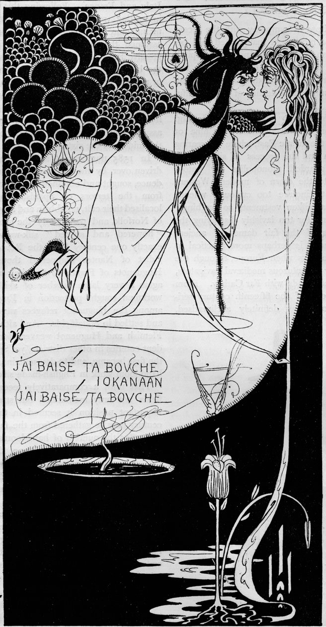 Punkt kulminacyjny, c1893 autorstwa Aubrey Beardsley