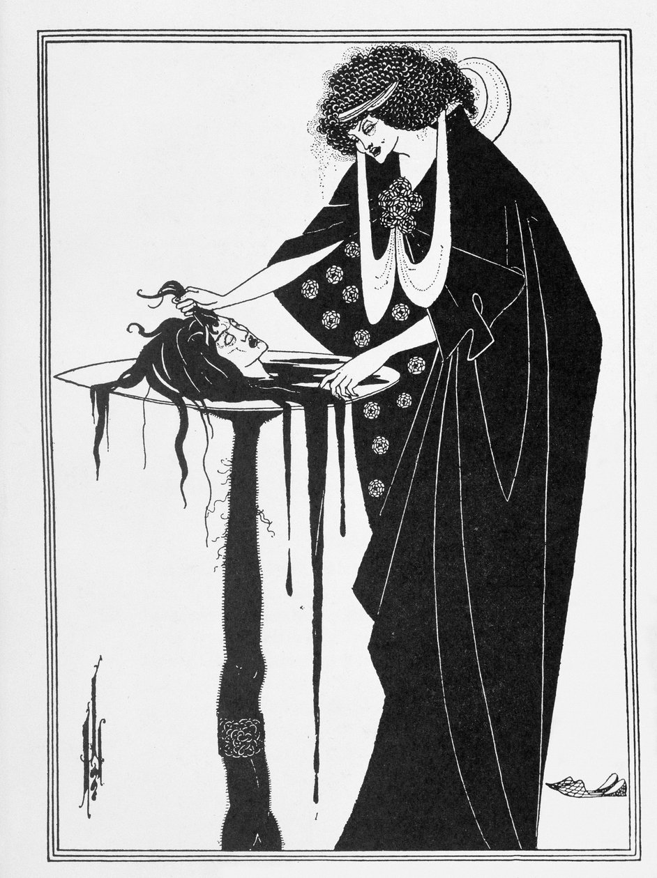 Nagroda tancerza, ilustracja z „Salome” Oscara Wilde