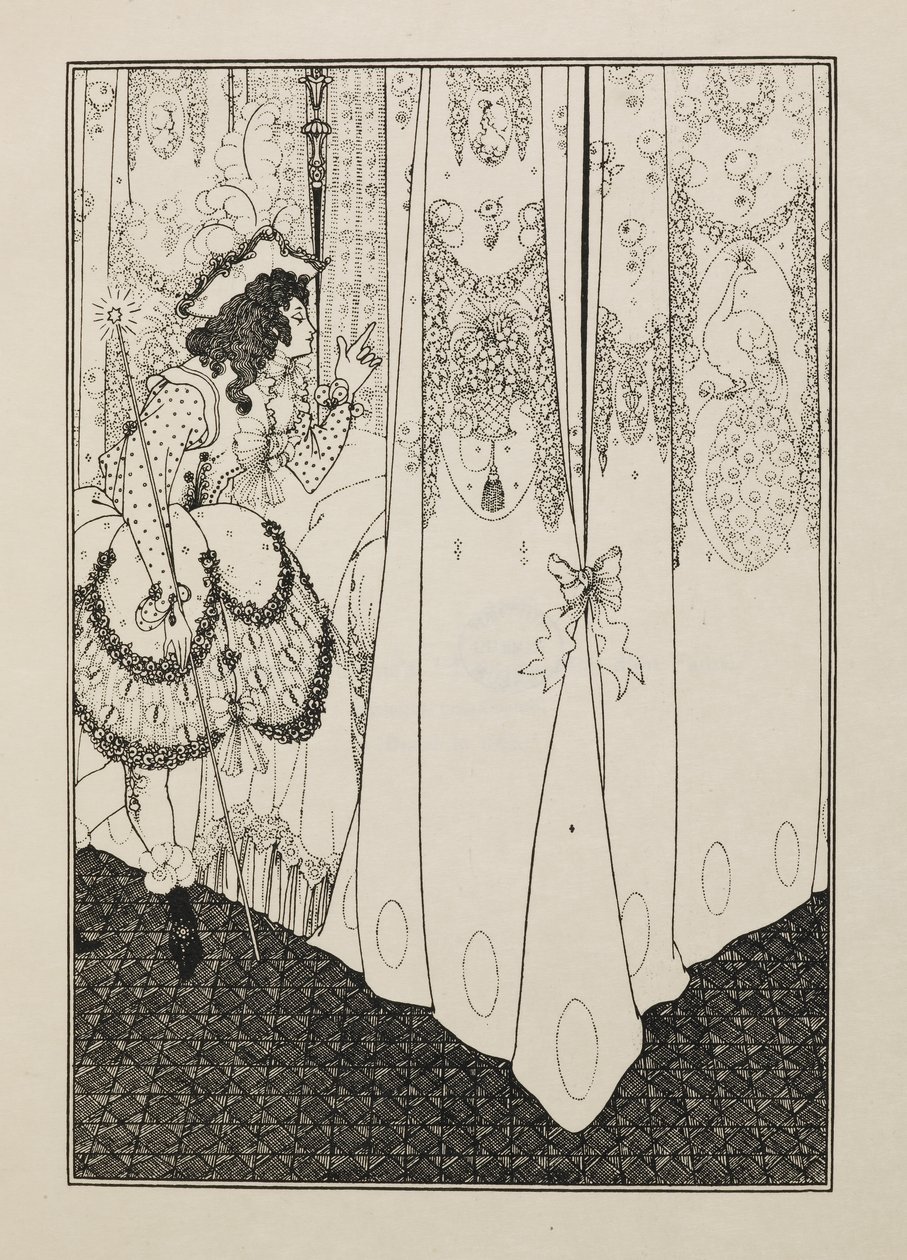 Sen z księgi składającej się z pięćdziesięciu rysunków autorstwa Aubrey Beardsley
