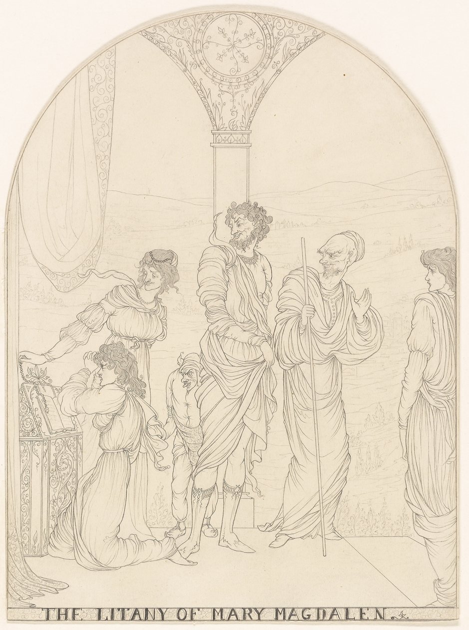 Litania do Marii Magdaleny autorstwa Aubrey Beardsley