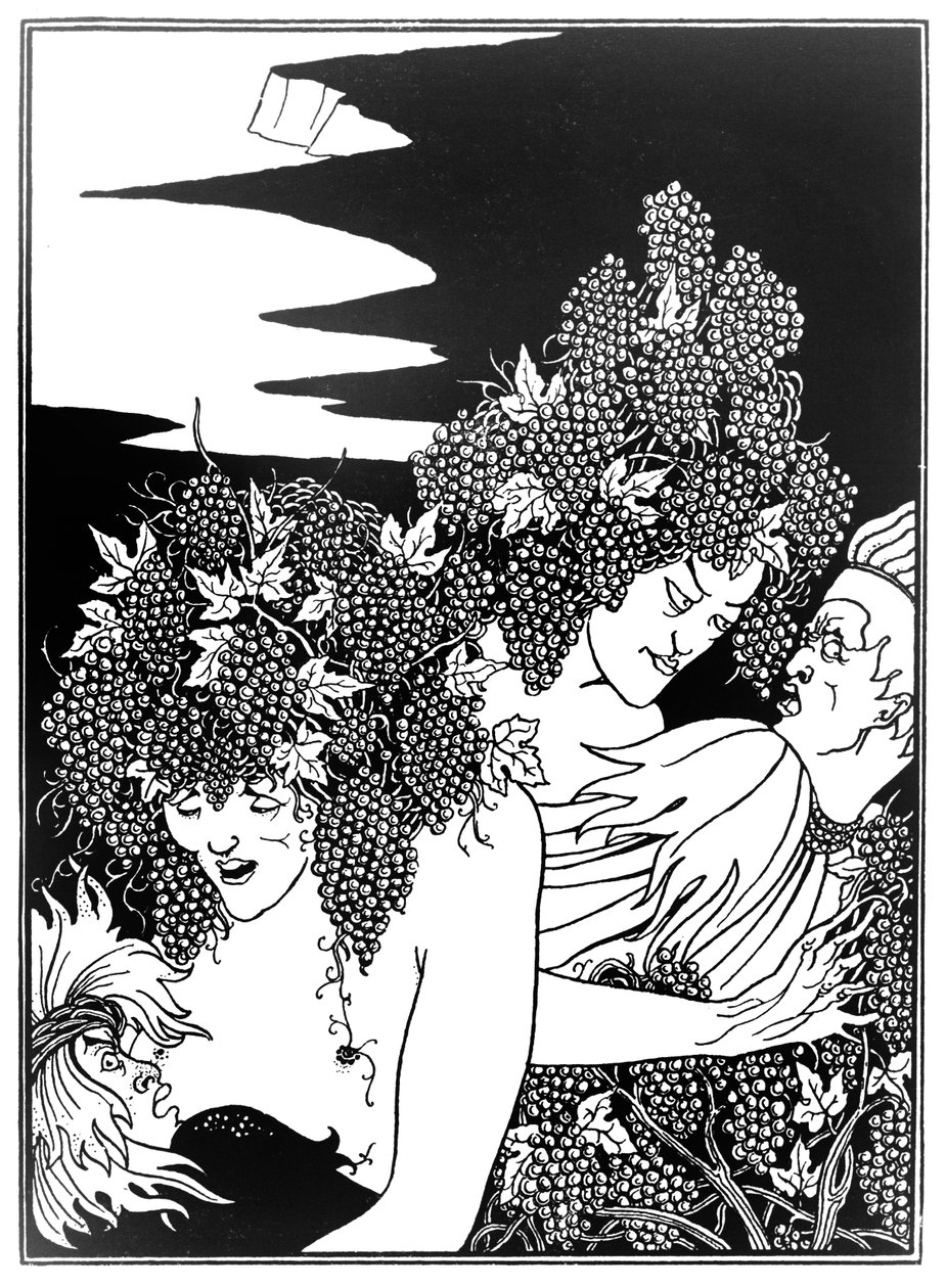 „Sidla rocznika”, 1894 autorstwa Aubrey Beardsley