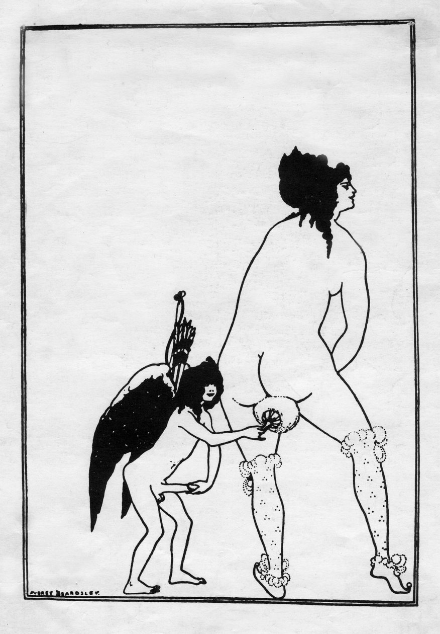 Toaleta Lampito, 1896. autorstwa Aubrey Beardsley