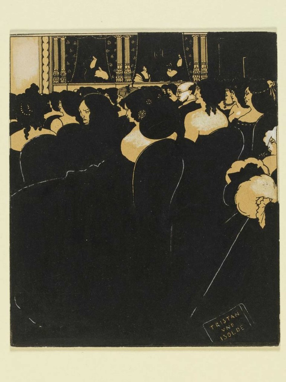 Wagneryci, 1894. autorstwa Aubrey Beardsley