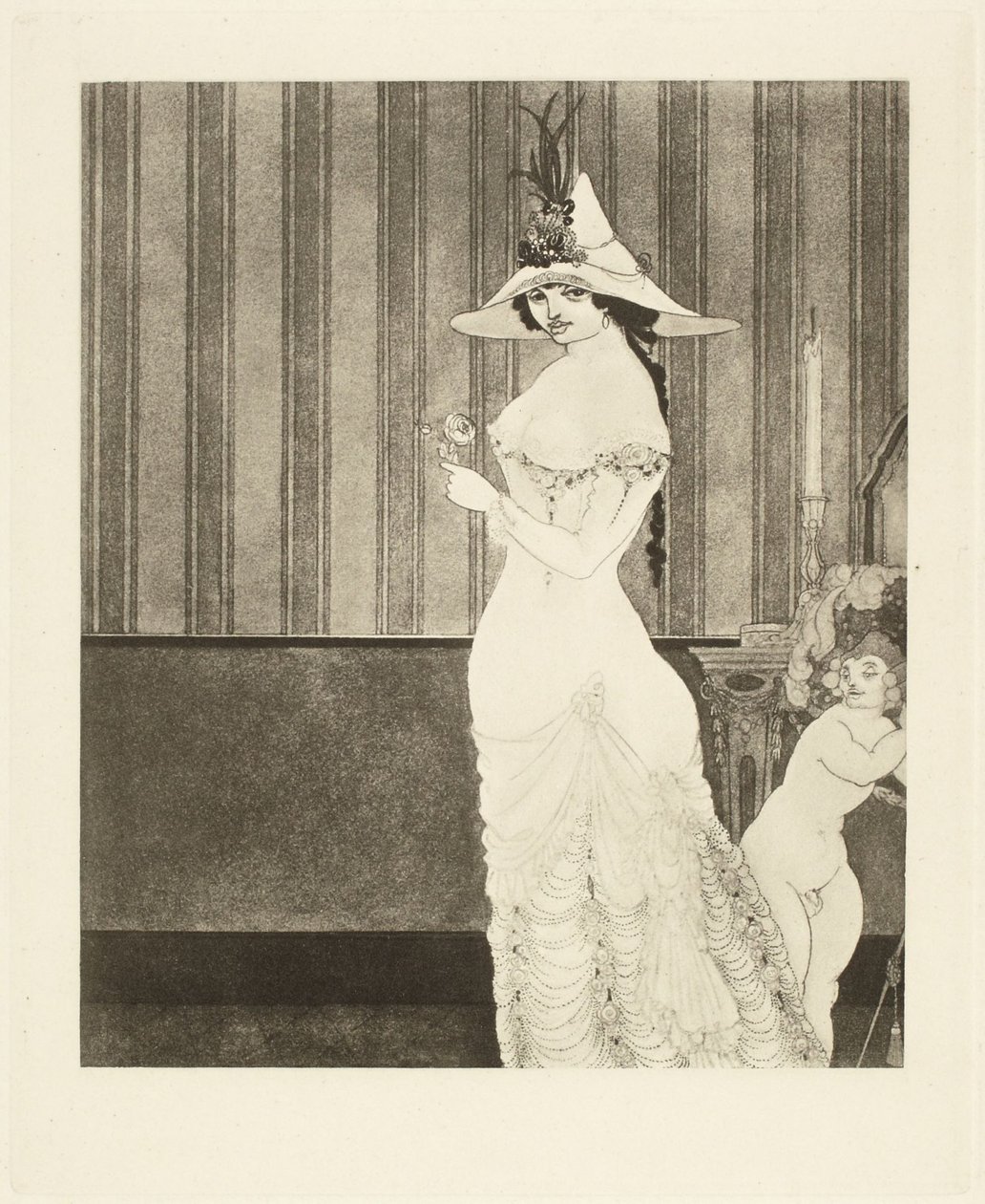 Kobieta autorstwa Aubrey Beardsley