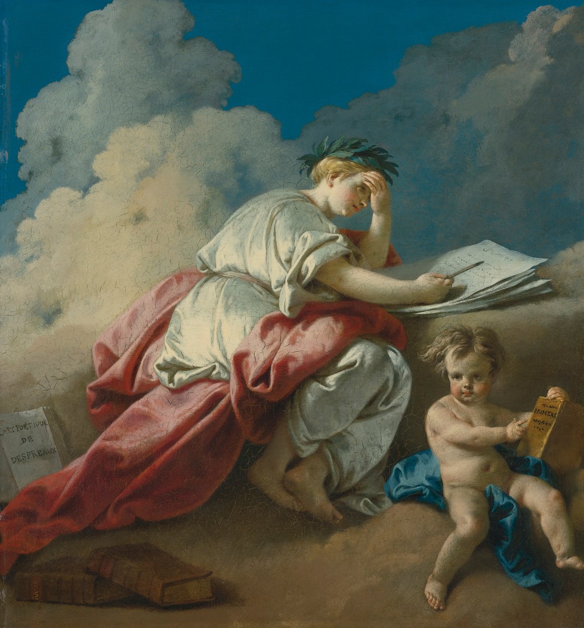 Alegoria poezji autorstwa Auger Lucas