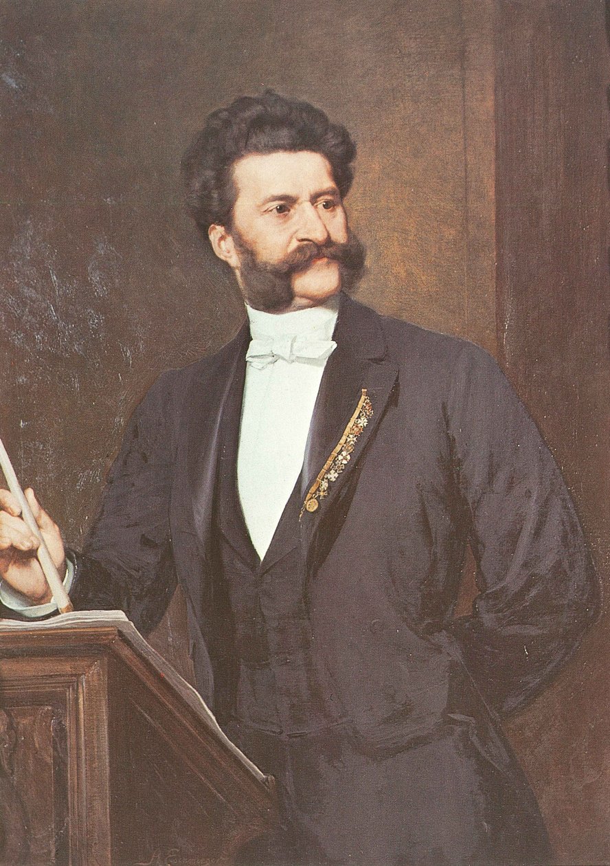 Johann Strauss II autorstwa August Eisenmenger