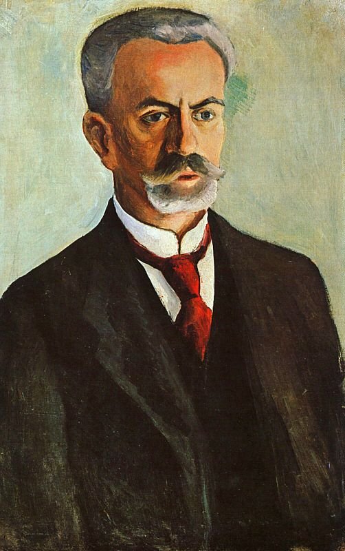 Portret Bernharda Koehlera autorstwa August Macke
