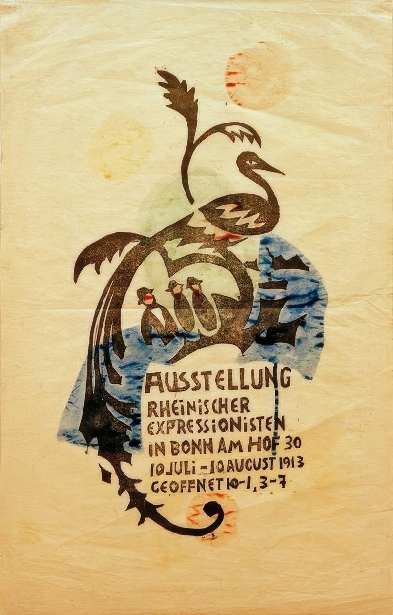 Wystawa Ekspresjonistów Reńskich II, ... autorstwa August Macke