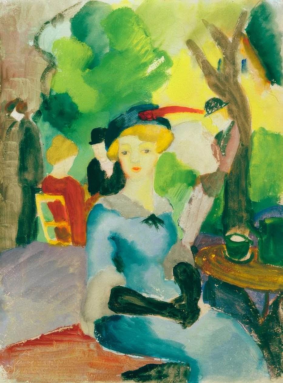 Figurki w parku autorstwa August Macke
