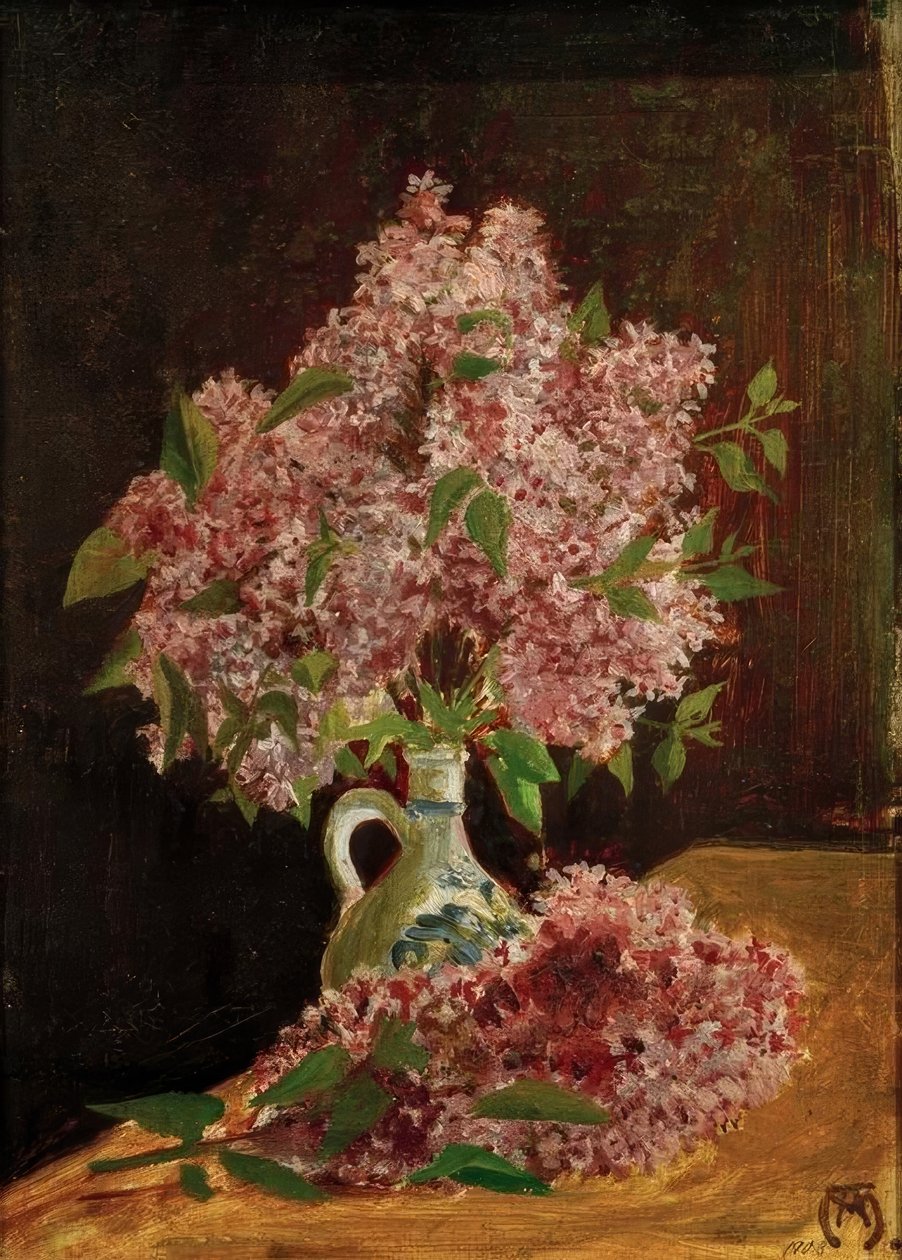 liliowy autorstwa August Macke