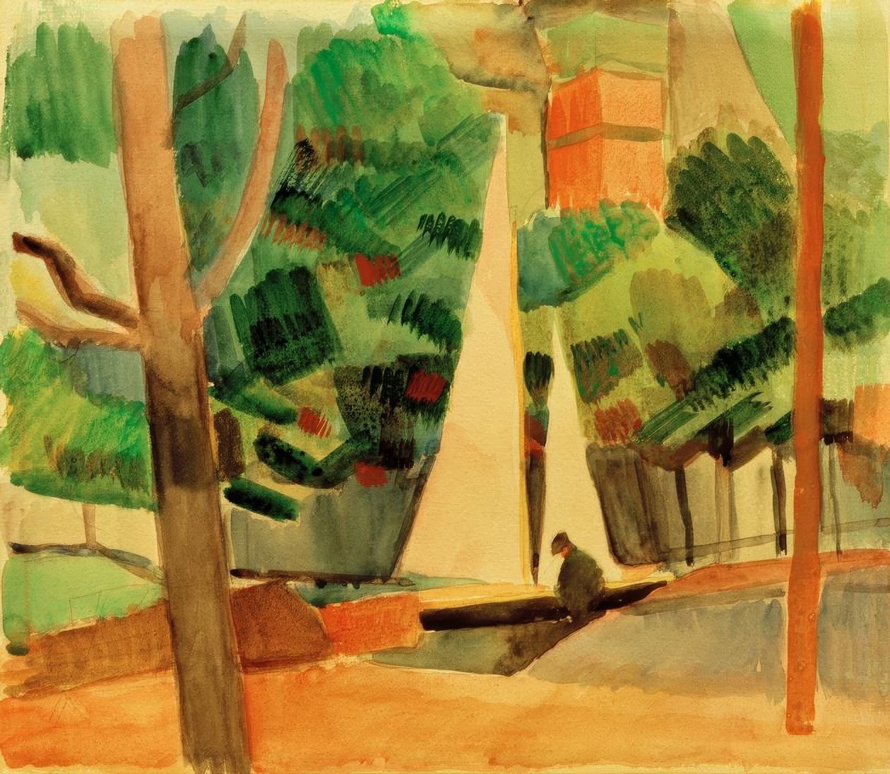 Hilterfingen am Thuner See autorstwa August Macke