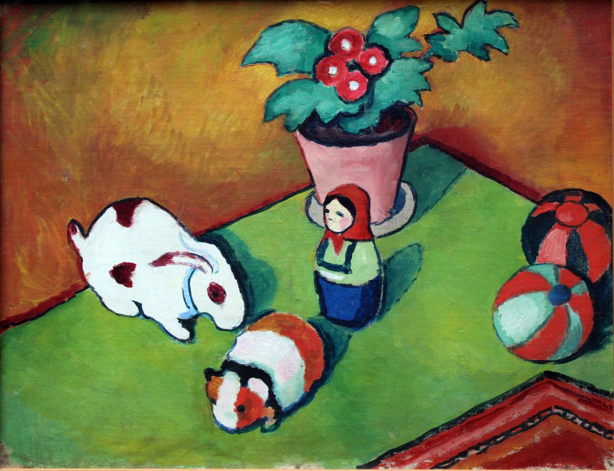 Zabawki Małego Waltera autorstwa August Macke