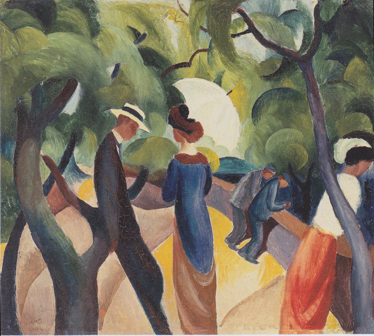 Promenada autorstwa August Macke